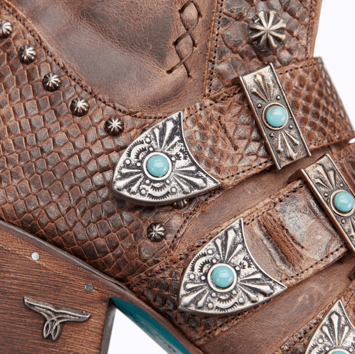 Lane Boots Womens Showdown Brown Cowgirl Bootie LB0489B Work Utility