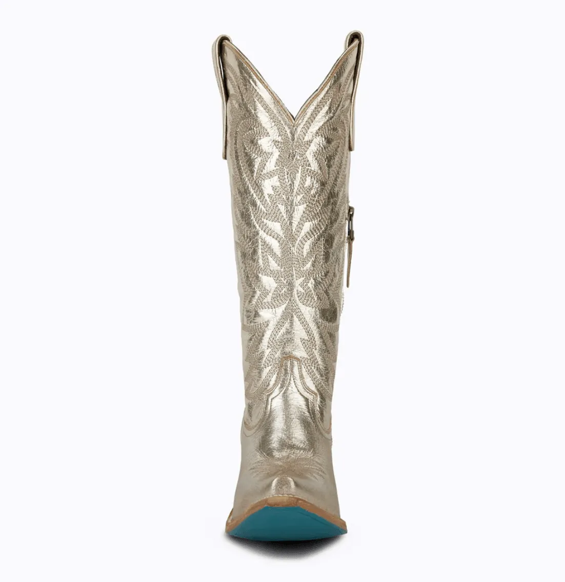 Lane Boots Womens Smokeshow Champagne Metallic Cowgirl Boots LB0526G Long Walks