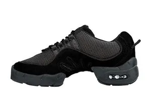 Lawrence -- Split Sole Dancesneaker -- Black Durable Build Hiking Trails