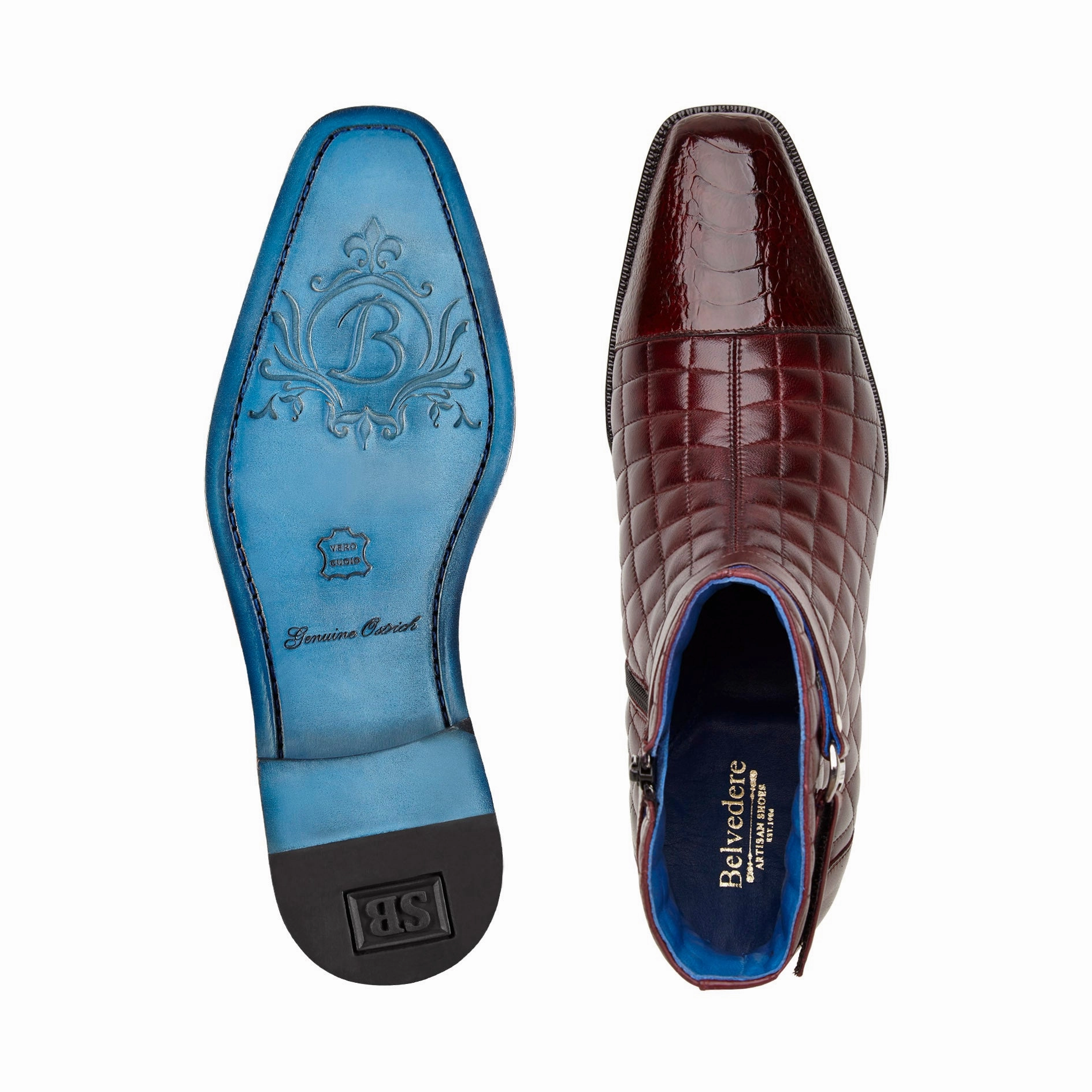 Libero - Ant. Dark Burgundy Stride Bold Ankle wrap