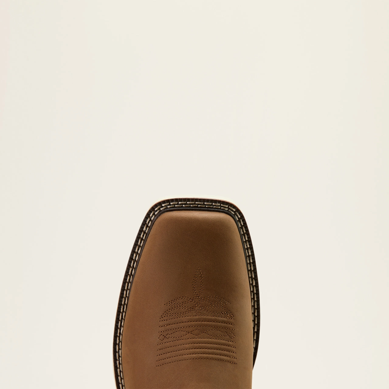 Ariat Men's Dark Alamo Brown & Blue Activator VentTEK Square Toe Western Work Boots 10061285 Flexible Sole