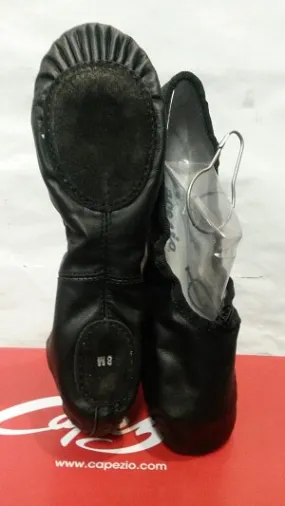 Lissette -- Women's Leather Split Sole Ballet -- Black Arch Support Daily Walk Mountain Strong