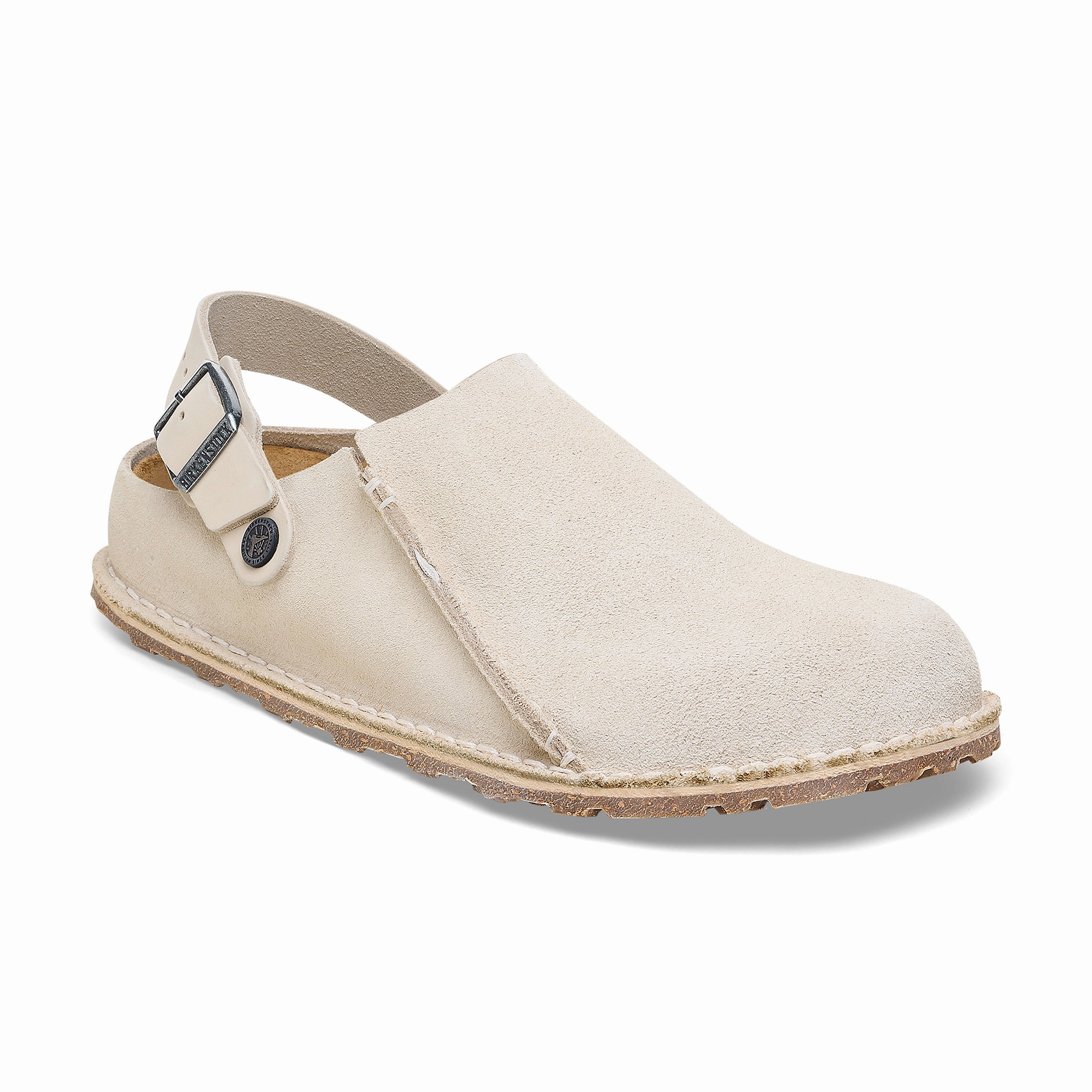 Laidback Look Lutry Eggshell Suede Leather