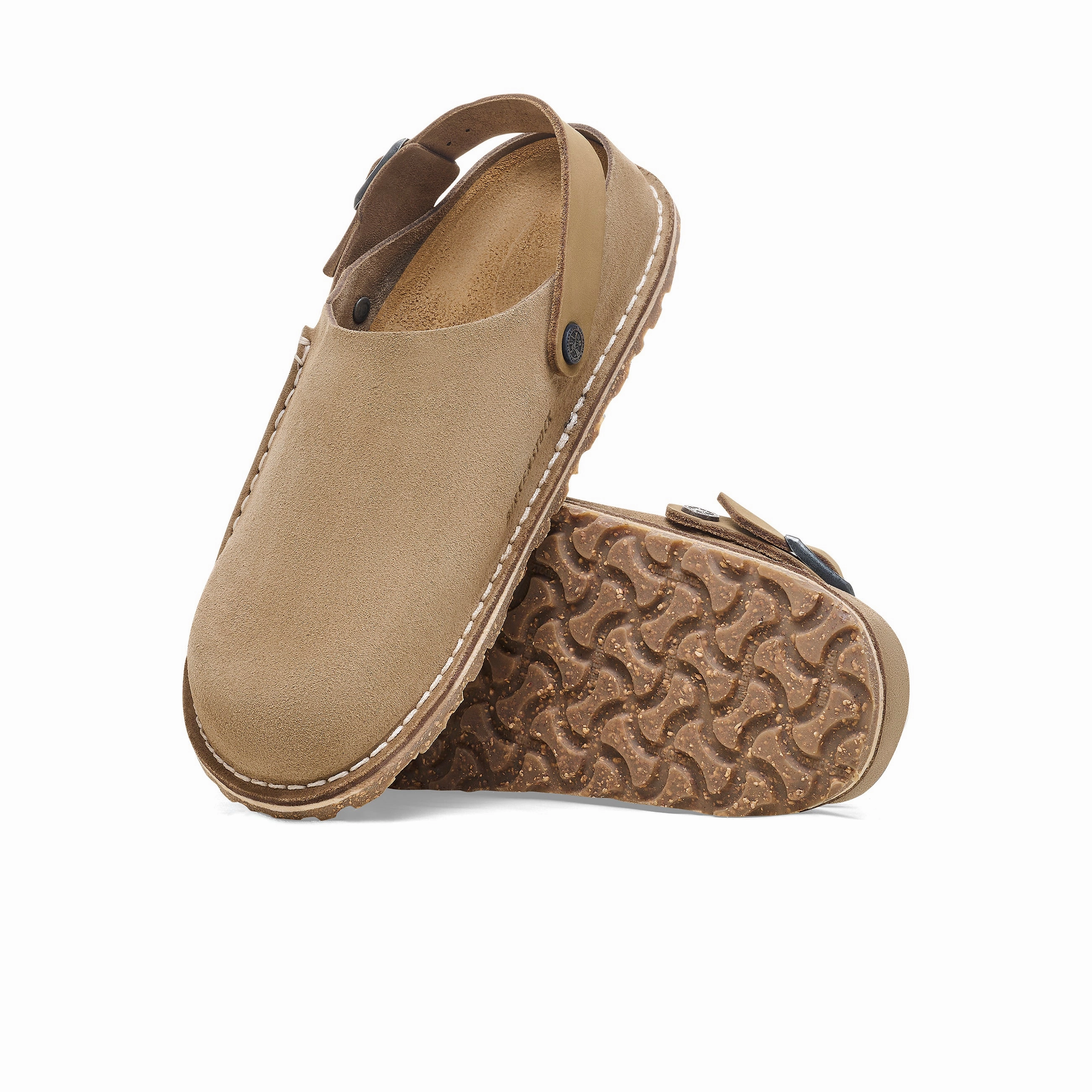 Classic Summer Shoes Lutry Grey Taupe Suede Leather