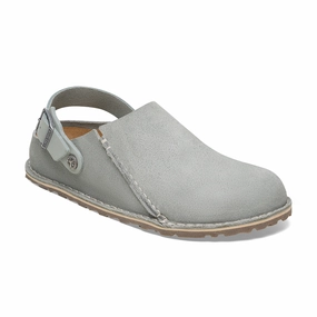 Flexible Outdoor Shoes Lutry Pure Sage Suede Leather