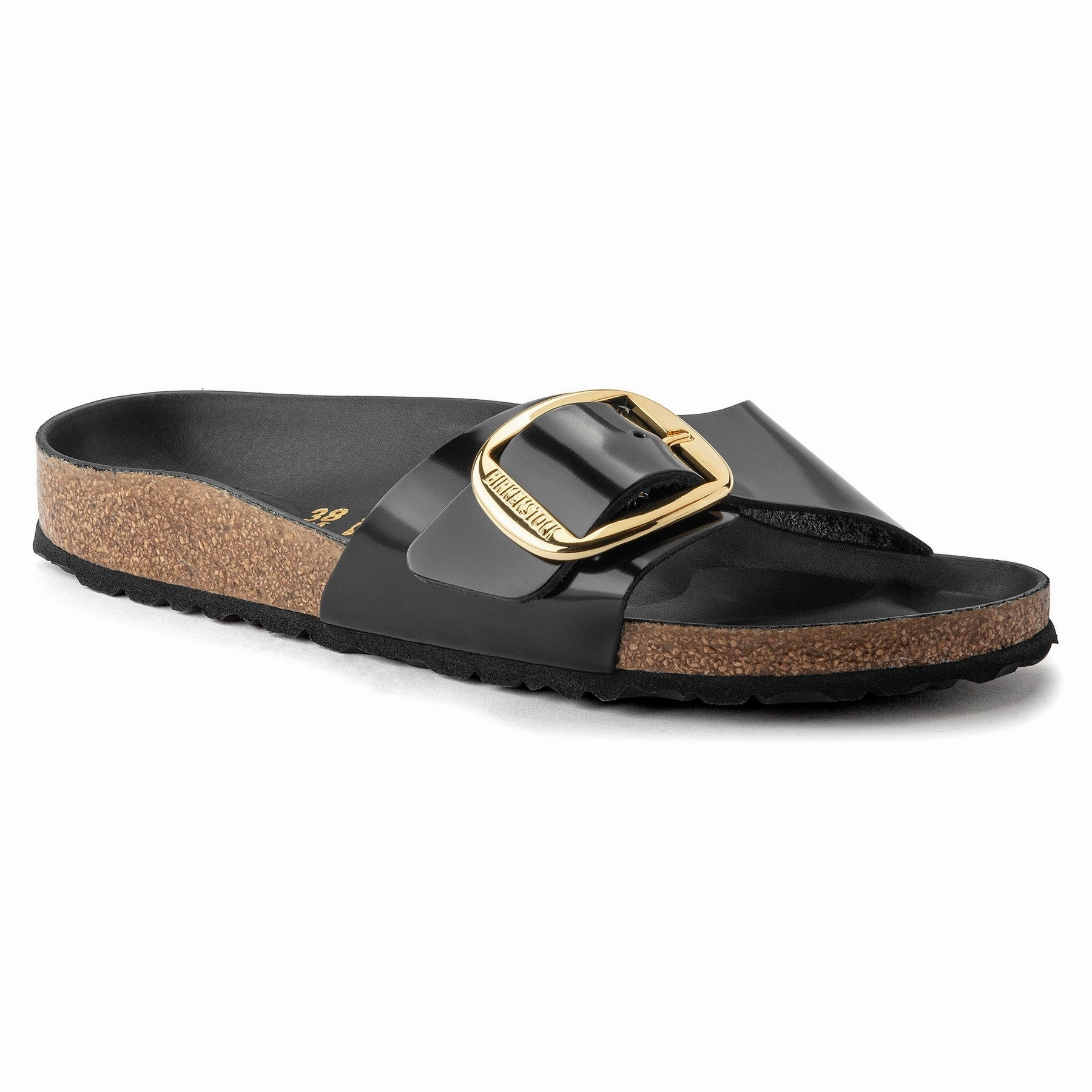 Simple Feel Madrid | Big Buckle | Patent | Black