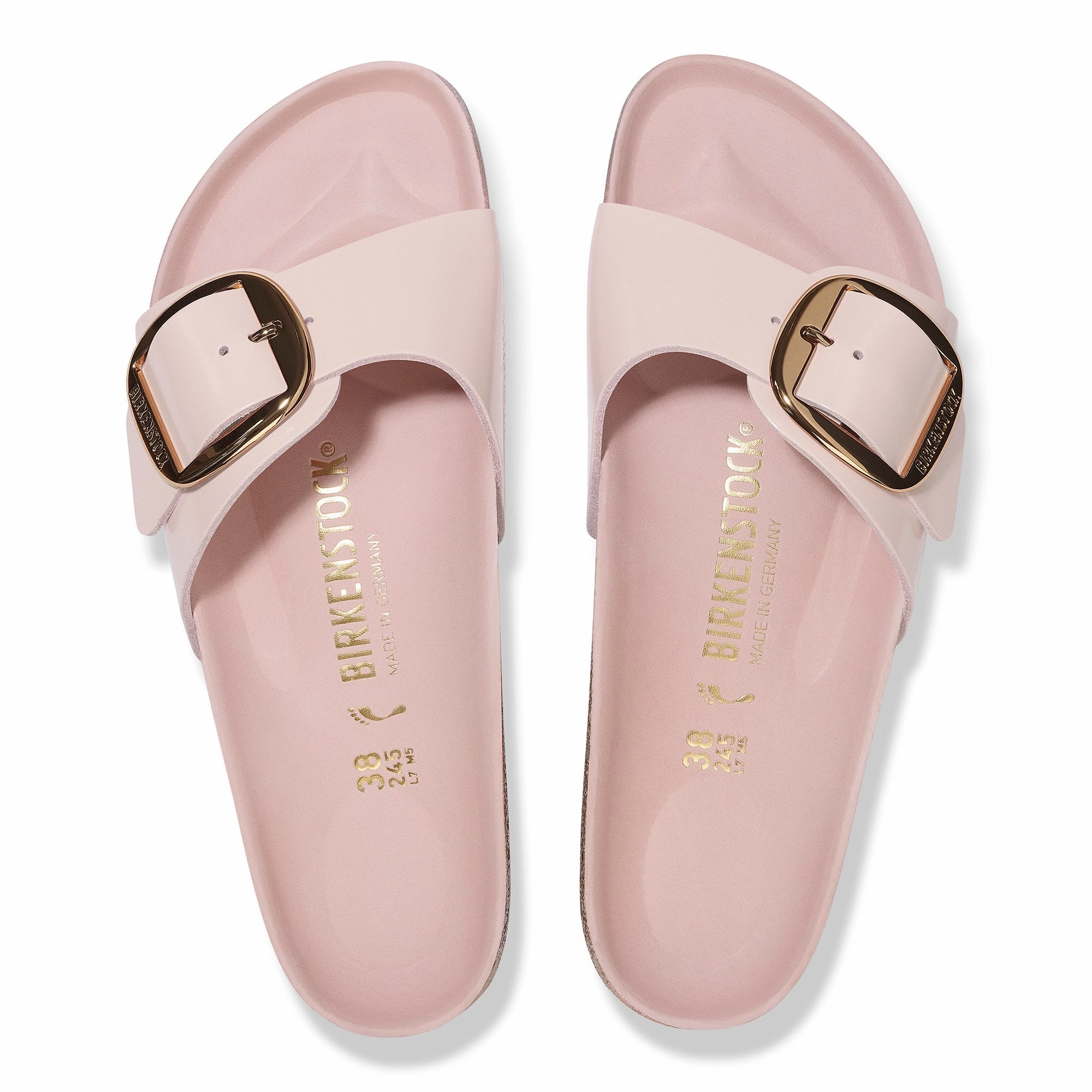 Comfortable Madrid Big Buckle | Leather | Rose