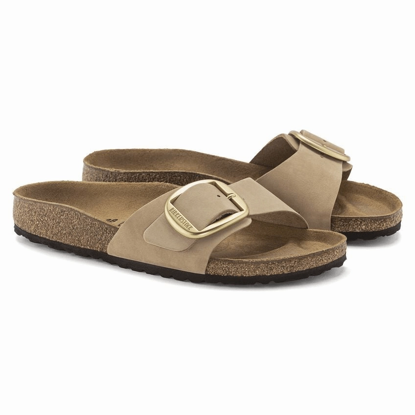Lace Tie Comfort Bend Madrid Big Buckle | Nubuck | Sandcastle