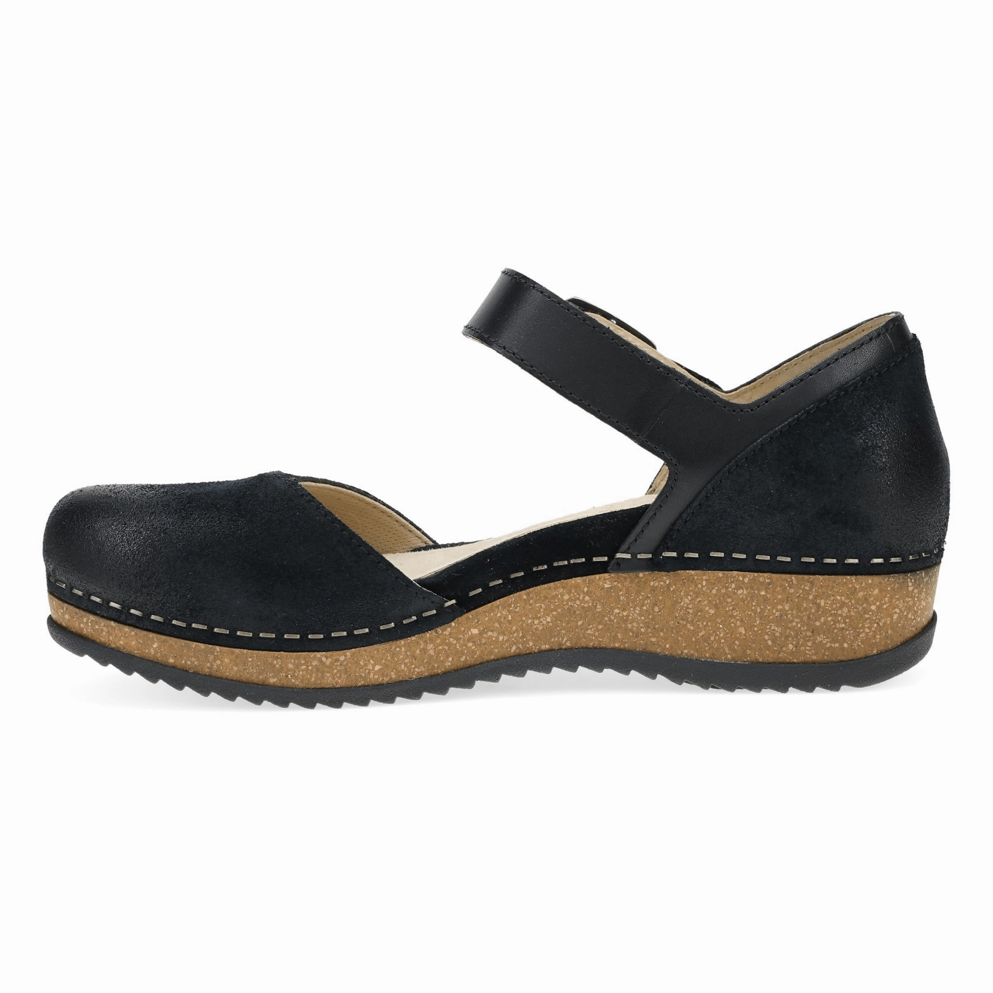 Lake Step Height Plus Mae | Burnished Suede | Black