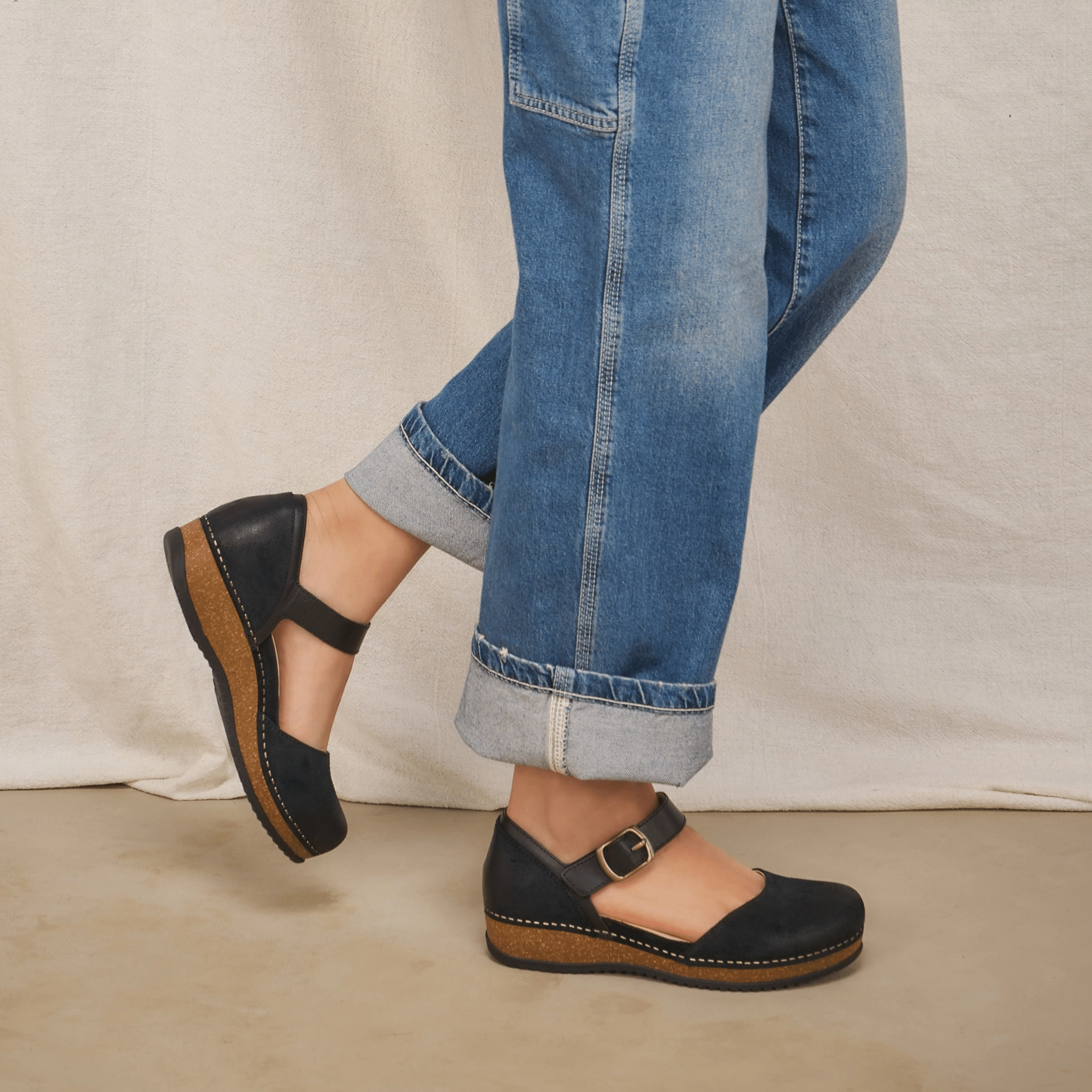 Arch support Mae | Burnished Suede | Black