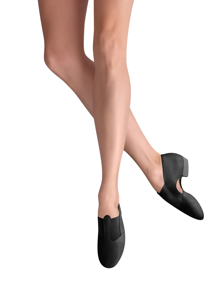 Mom Safe Foam Lining Standing Workers Marcea -- Women's Split Sole Jazz Sandal -- Black