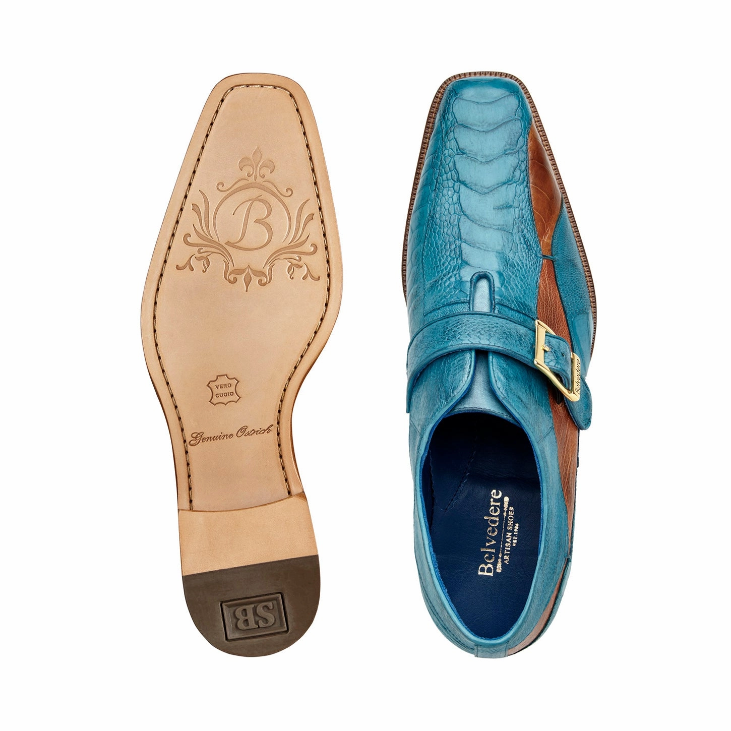 Durable Material Marte - Ant. Ocean Blue/Brandy