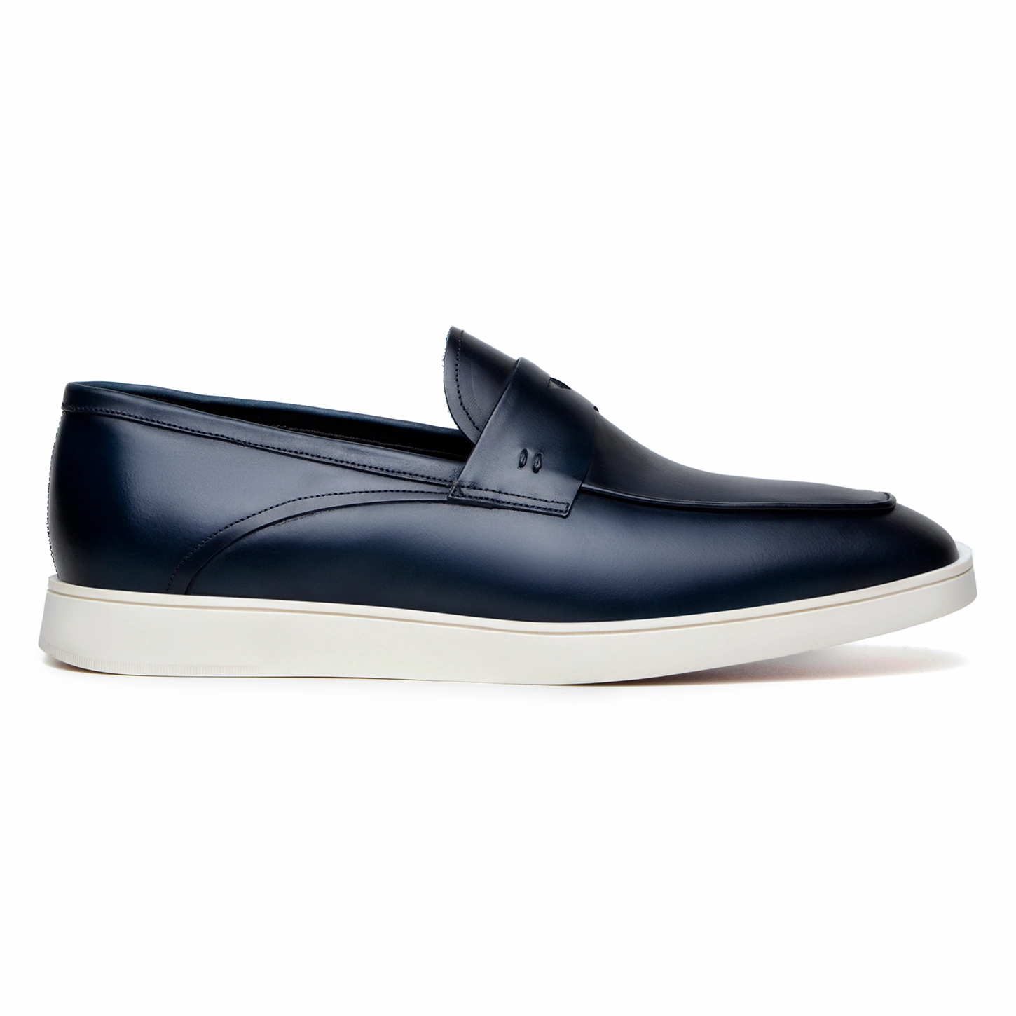 Maurizio - Navy synthetic leather