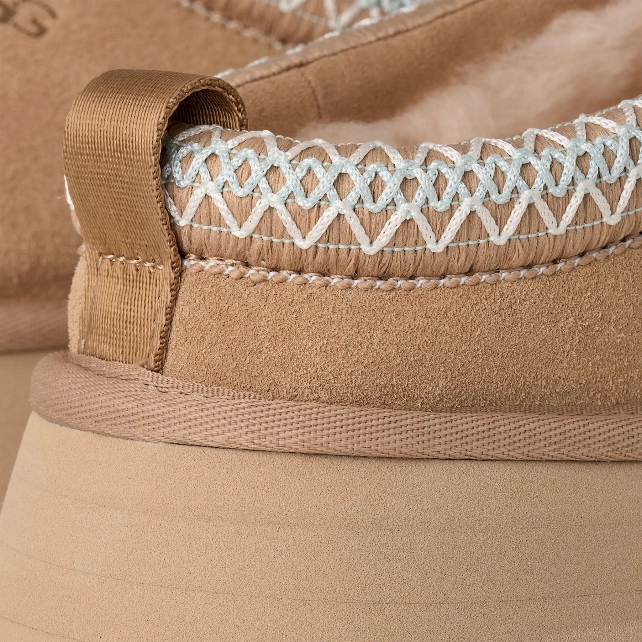Tazz II | Women | Suede/Sheepskin | Sand Sole Soft Dark Edge