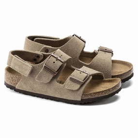 Narrow - fit kids' shoes Beach - friendly kids' shoes Milano | Kids | Suede | Taupe