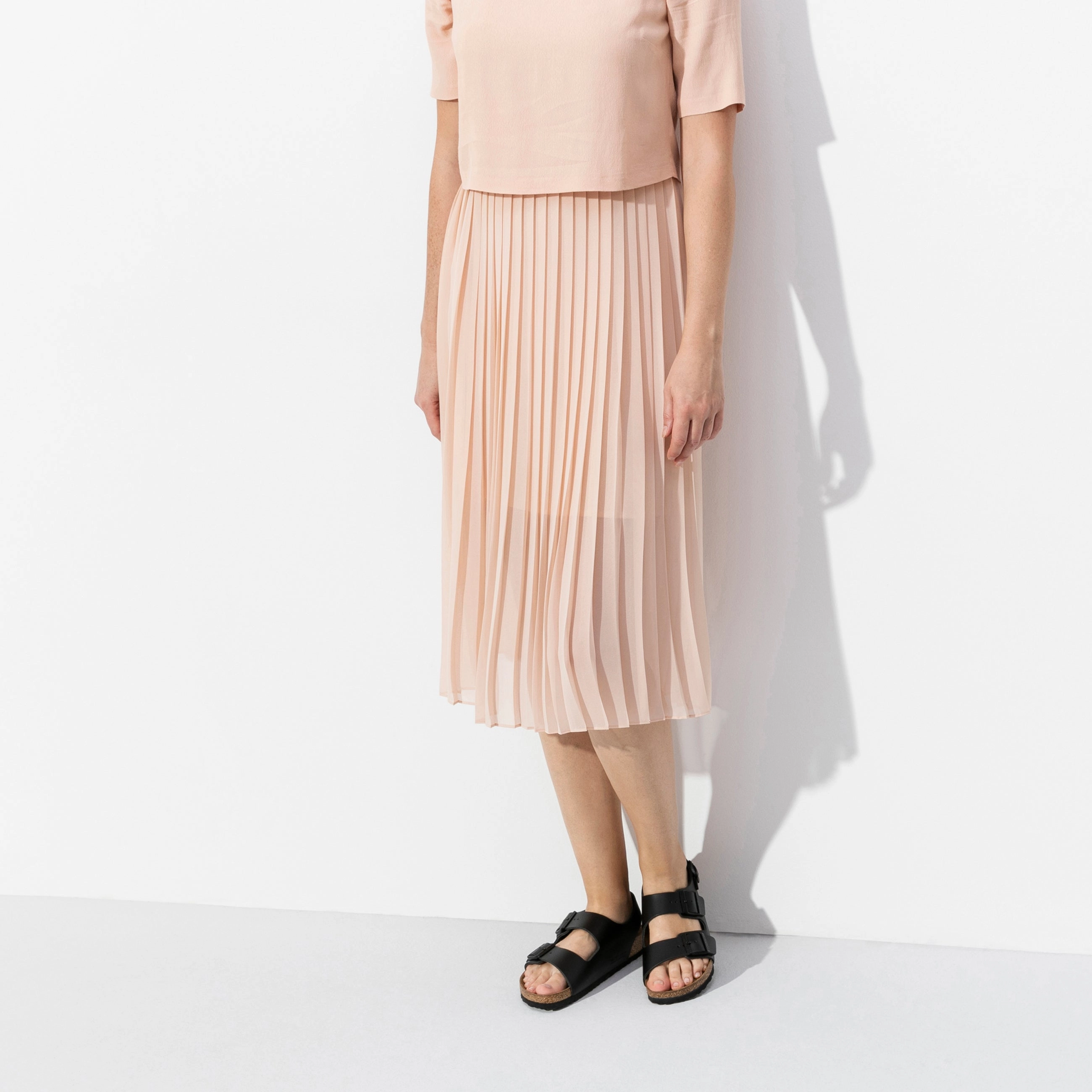 Milano Black Smooth Leather Lightweight Footwear Pink Sweet