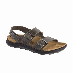 Trendy Casual Footwear Travel Days Milano Cross Town Iron Oiled Leather
