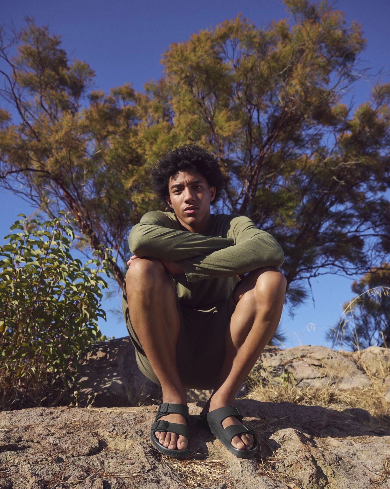 platform Mogami Terra Slide | Birko-Flor | Black - Check Desc/Pic