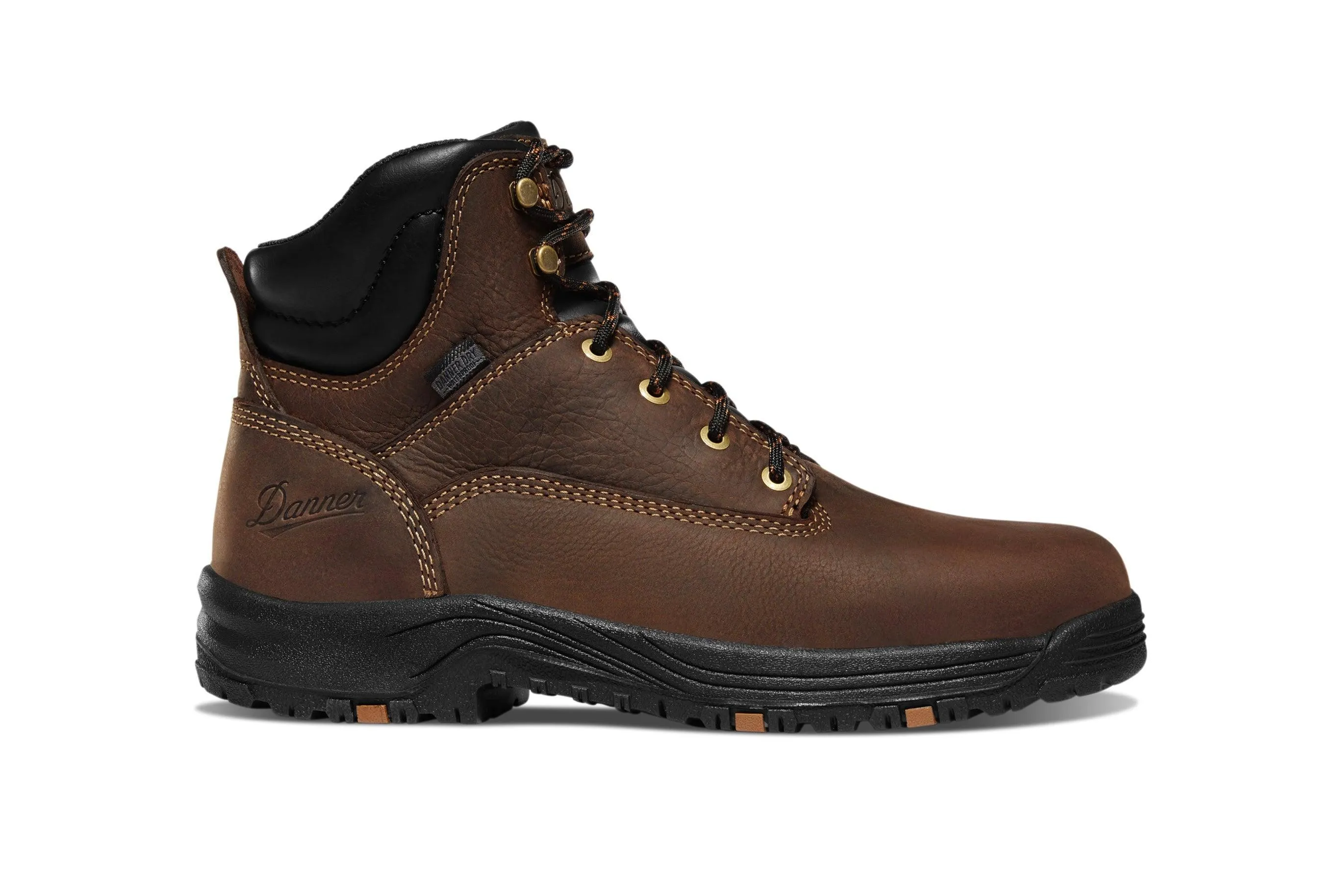 Danner Women's Caliper 5" Brown Waterproof Aluminum Safety Toe Work Boot 19455 High Traction Grip