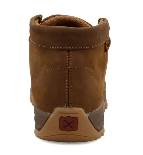 Multi Purpose Smart Fit Twisted X Women's Saddle Leather Work Chukka Composite Toe Driving Moc Shoe WXCC001