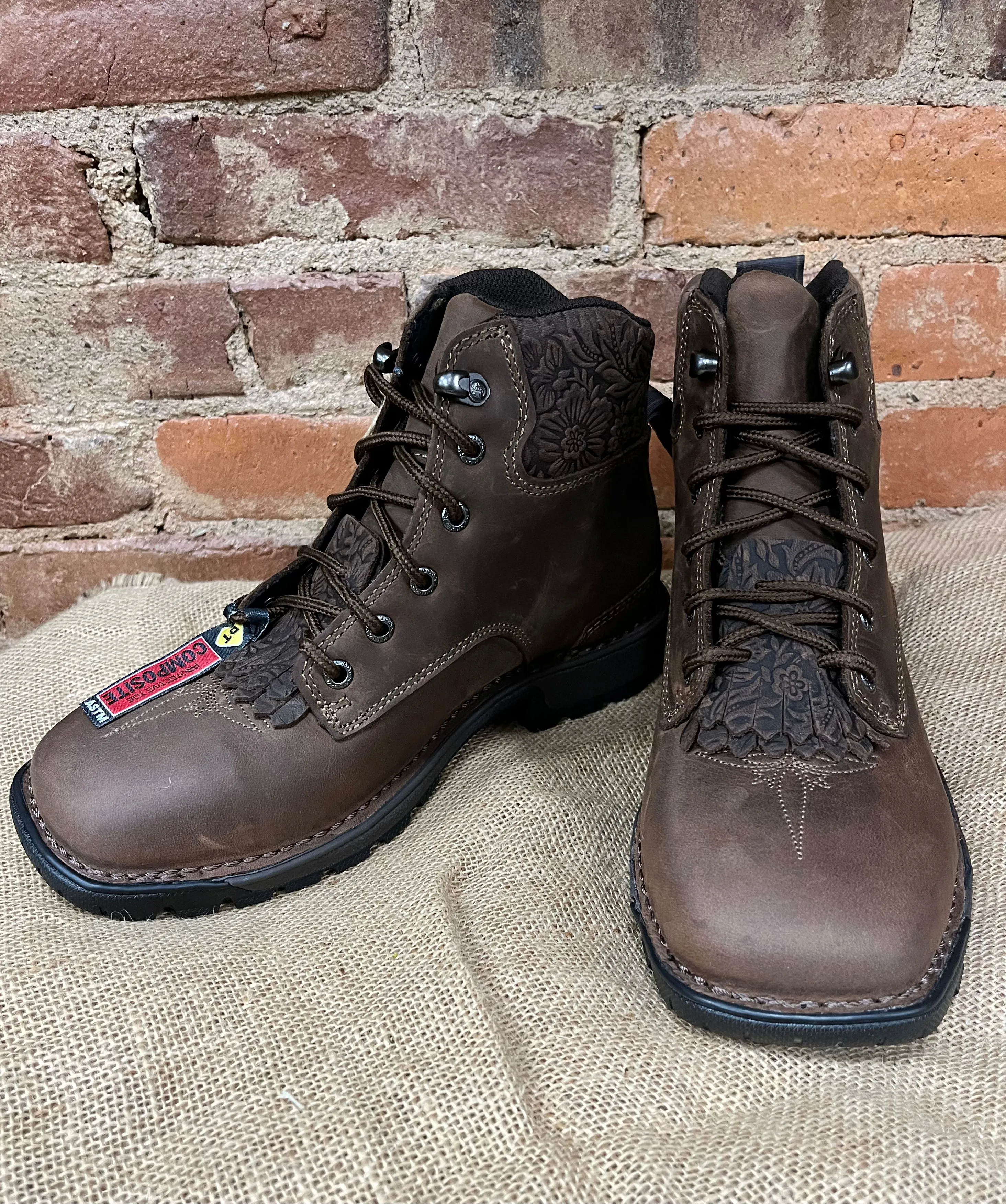 Rocky Womens Legacy 32 6" Lace Up Waterproof Composite Safety Toe Work Boots RKW0411 Lightweight Safety Shoes Power Grip