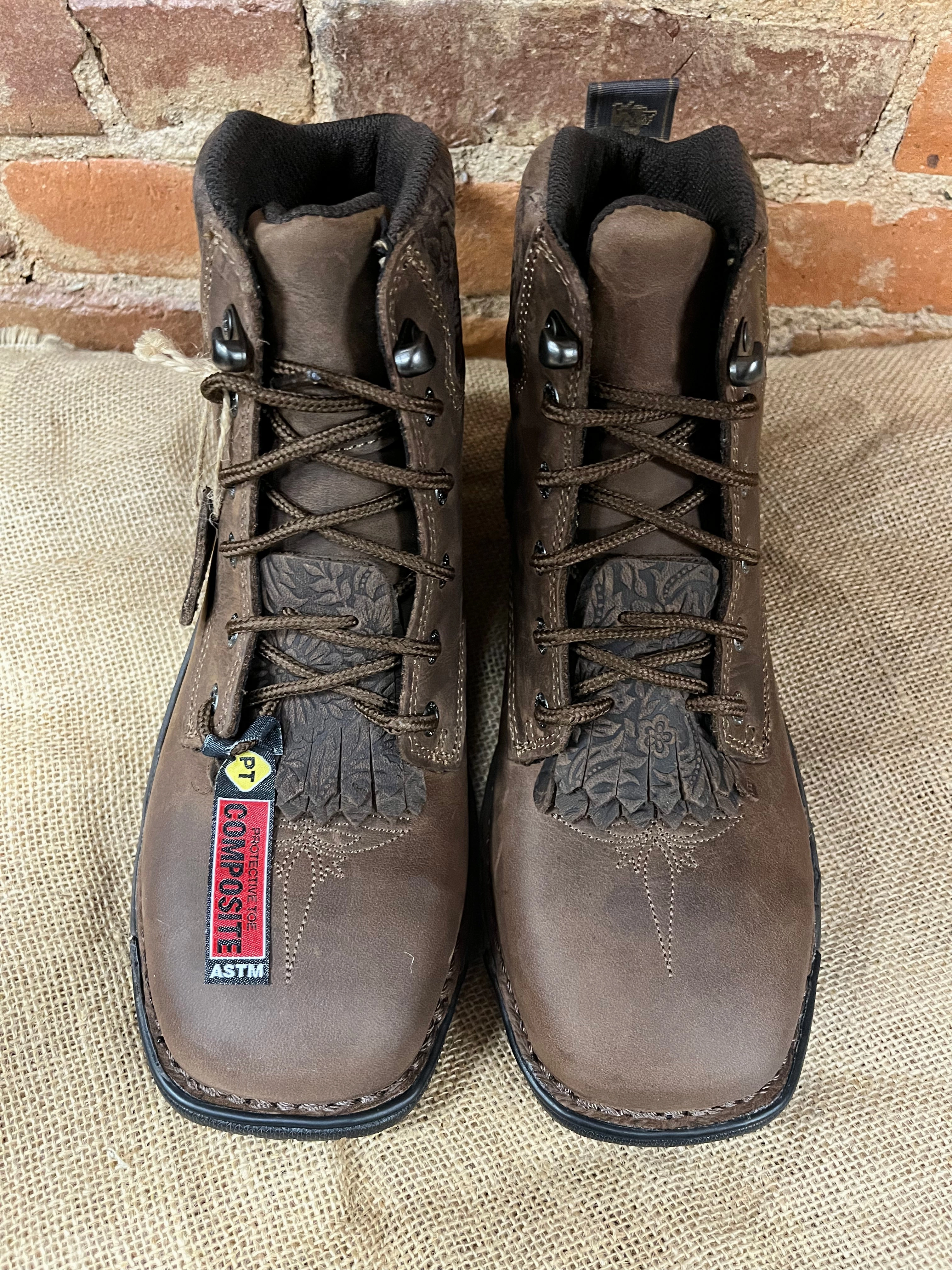 Sleek Design Rocky Womens Legacy 32 6" Lace Up Waterproof Composite Safety Toe Work Boots RKW0411
