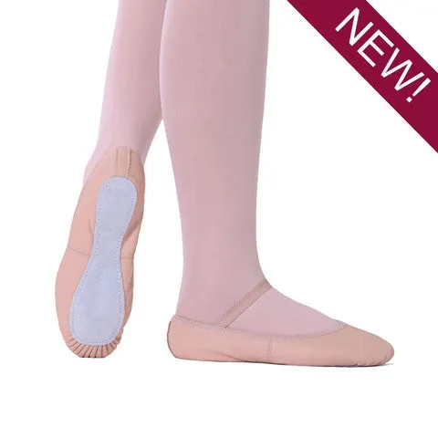 Nadeen -- Stretch Leather Full Sole Ballet -- Pink Long Walk
