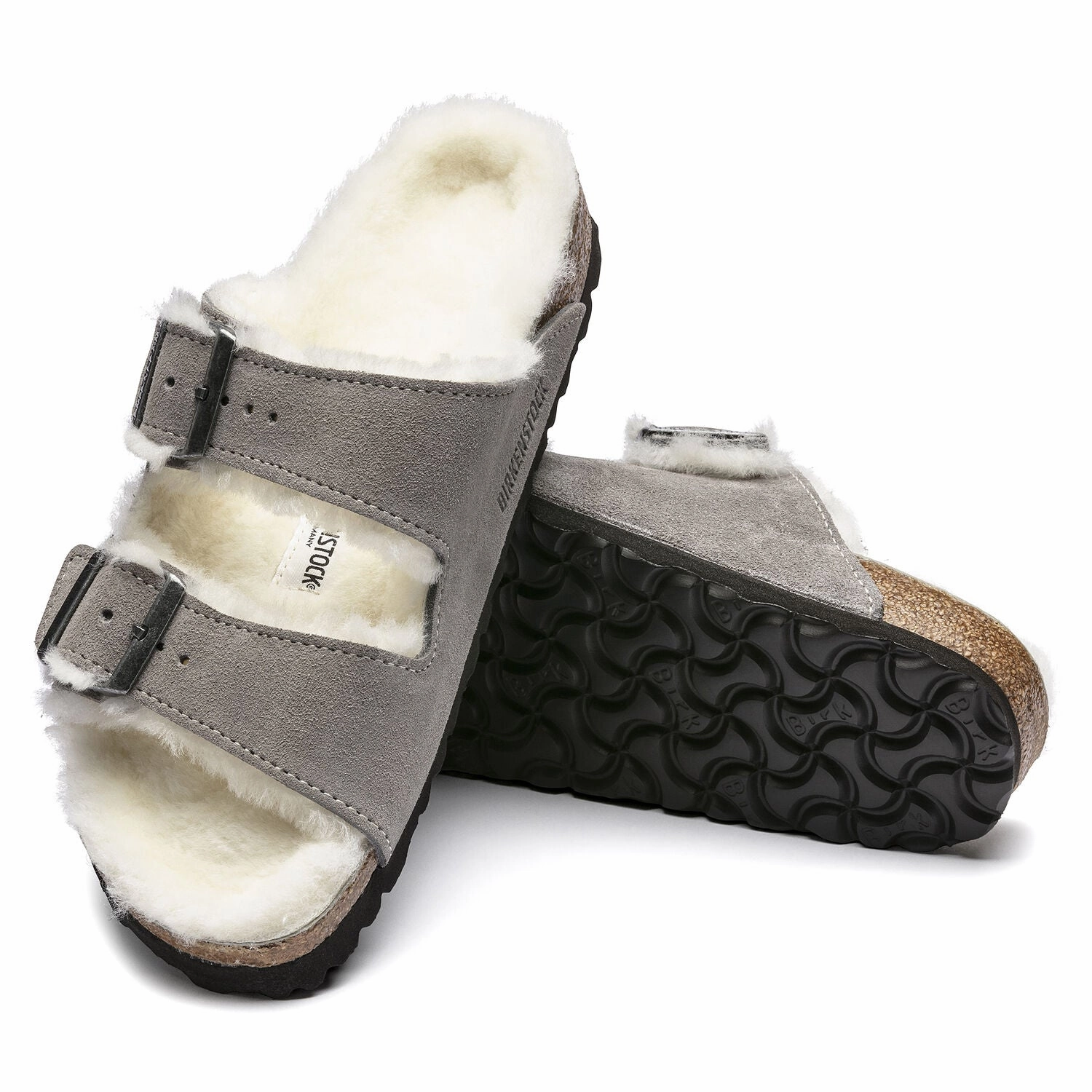 Lift Up Arizona Shearling | Suede | Stone Coin