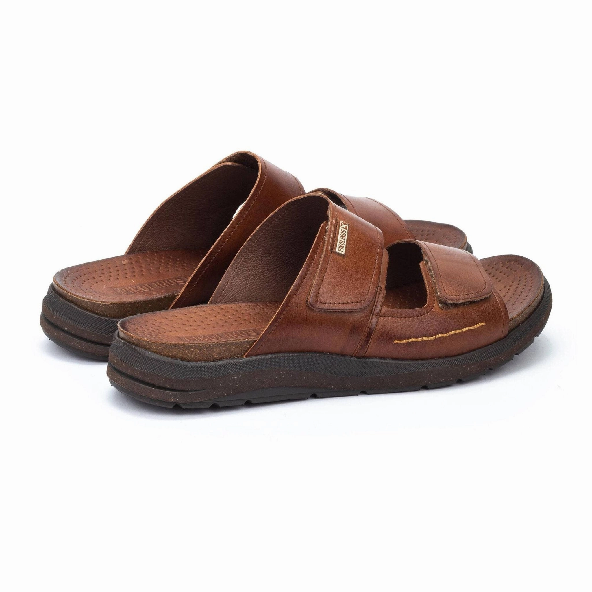 Sandal Care Njar 2-Strap Sandal | Men | Leather | Cuero