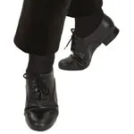 Norman 2 -- Men's Standard Ballroom Oxford -- Black Soul Step French Soft