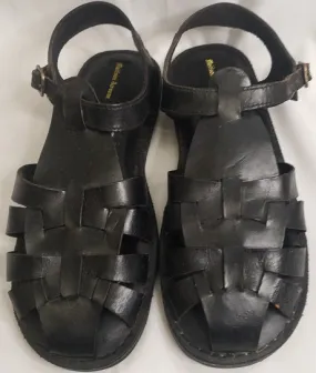Radik -- Boy's T-Strap Sandal -- Black Dock Easy Ventilation holes