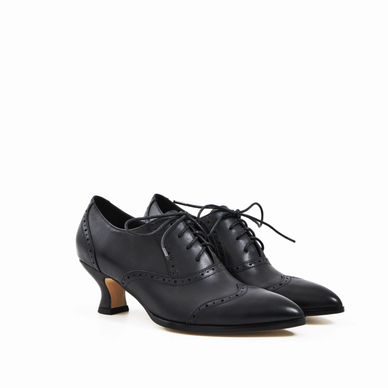 Orchid Heeled Lace Up Vintage Ankle Boot Seamless Fit