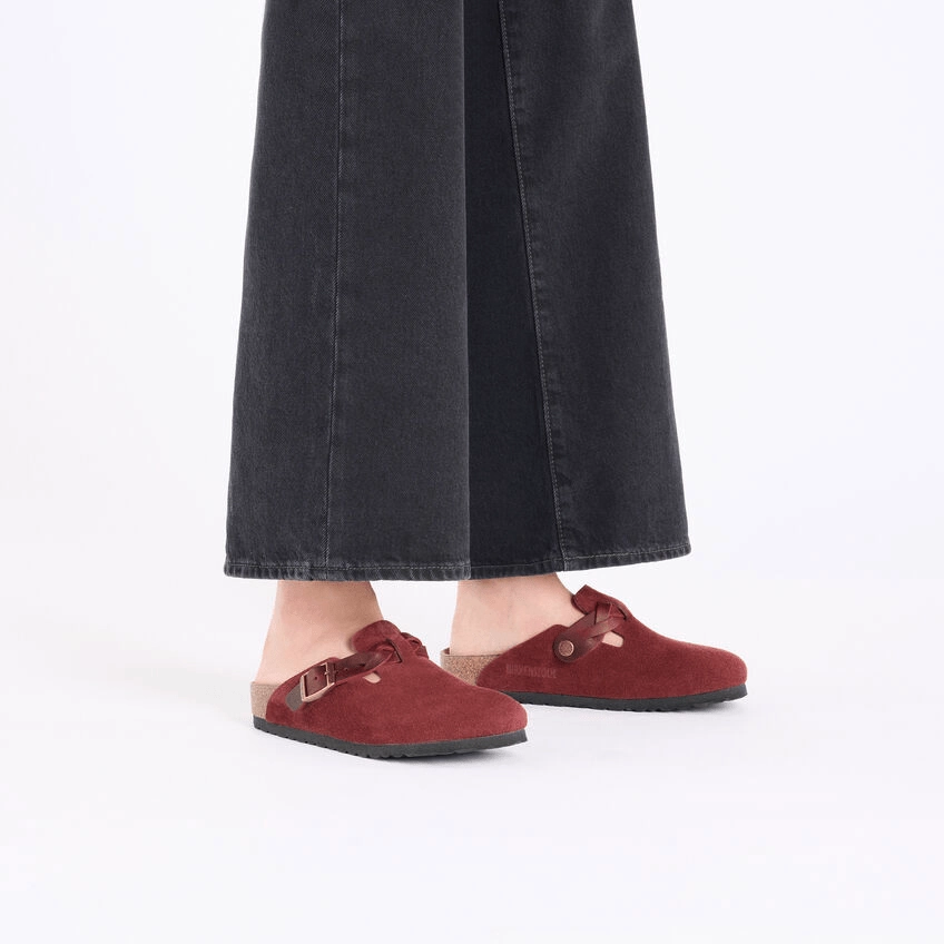 Boston Braid | Suede | Zinfandel Quick Comfort Chic Walk