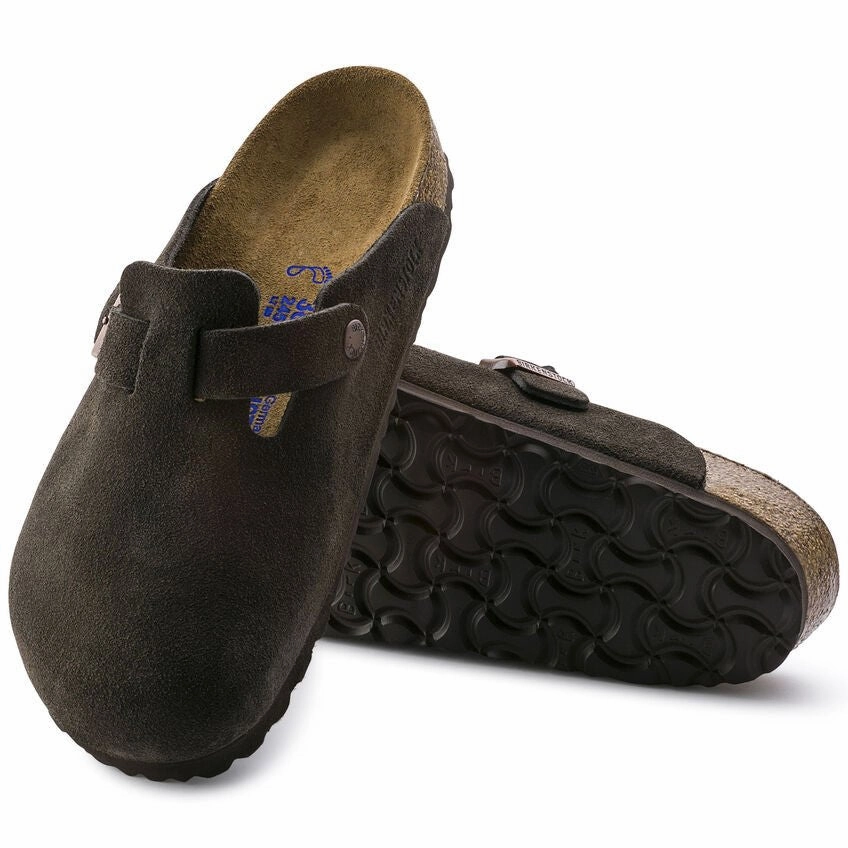 Boston | Soft Footbed | Suede | Mocha - Clog - Birkenstock