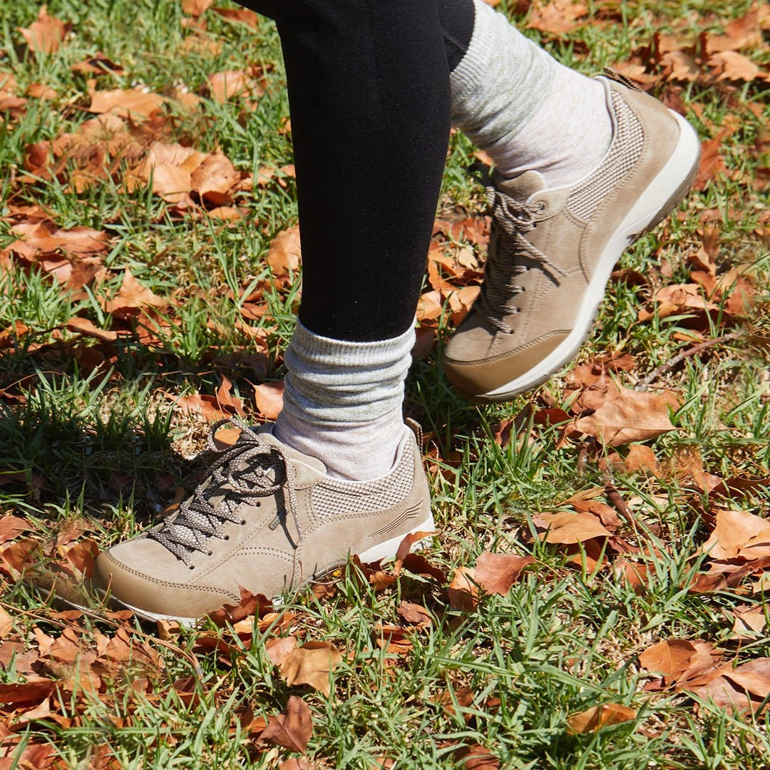 Paisley | Waterproof | Suede | Walnut Flexible Fit