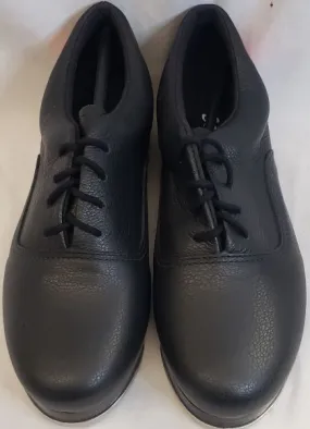 Pam II -- Women's Professional Tap Shoe with Hearts -- Black Moon Walk