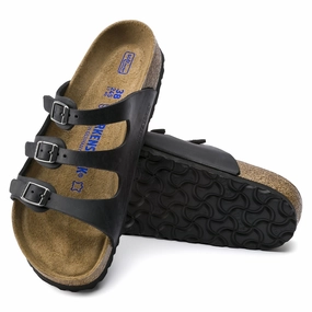 Florida | Soft Footbed | Oiled Leather | Black easy move Flexibility