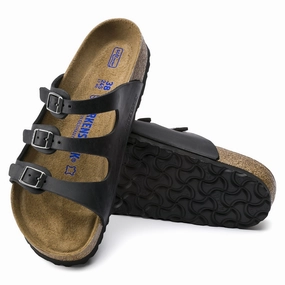 Florida | Soft Footbed | Oiled Leather | Black easy move Flexibility