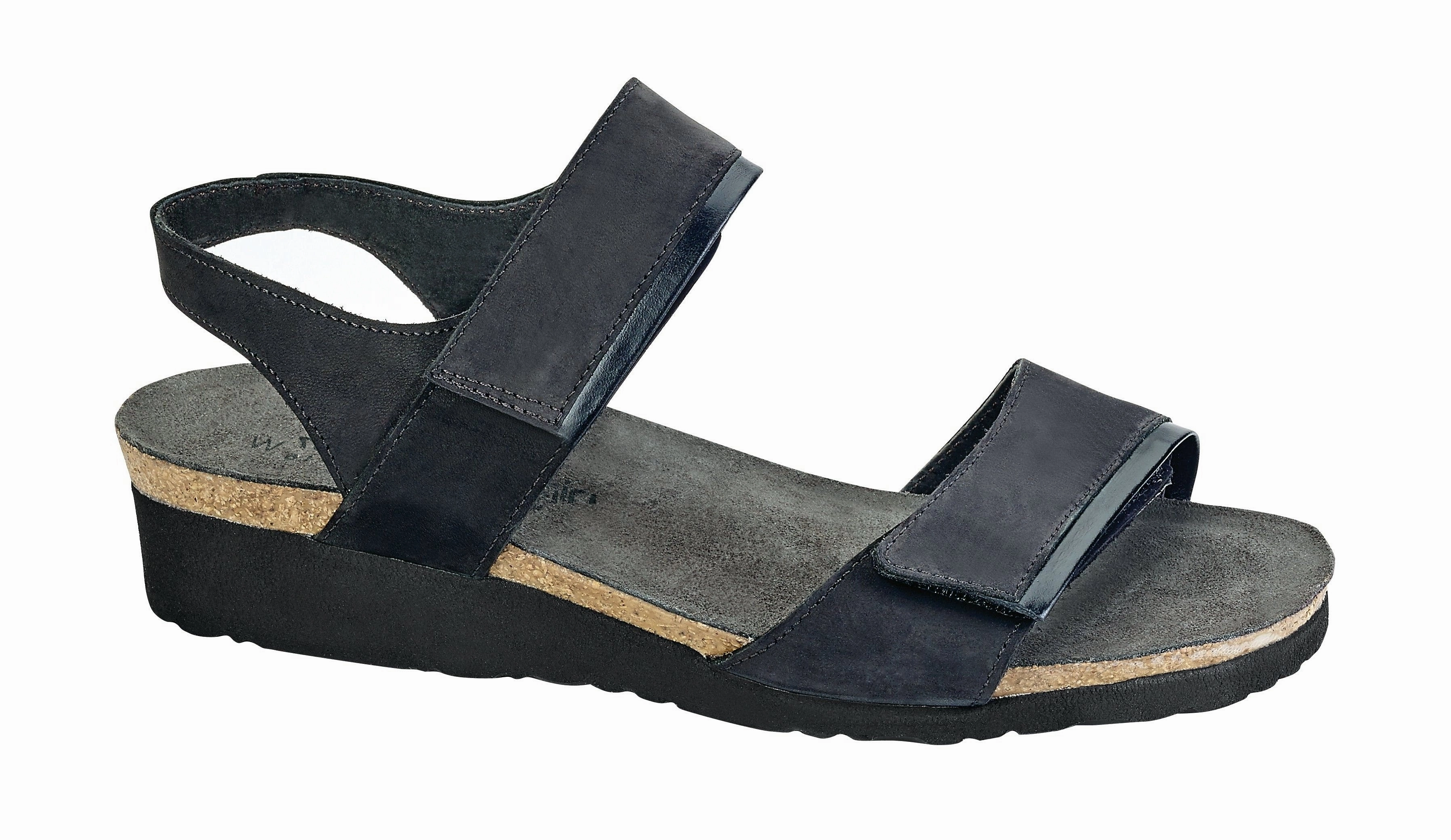 Breathable mesh Love Path Aisha | Nubuck/Leather | Black Velvet/Black Madras