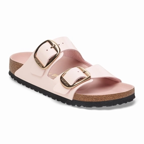 Fast Run Cushioned heel Arizona Big Buckle | Leather | Rose