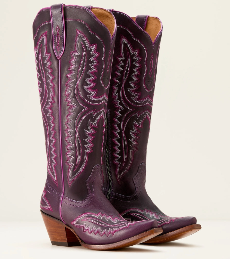 Heavy Trail Comfortable Stretch Ariat Women's Casanova Deep Amethyst Tall Western Cowgirl Boots 10053649