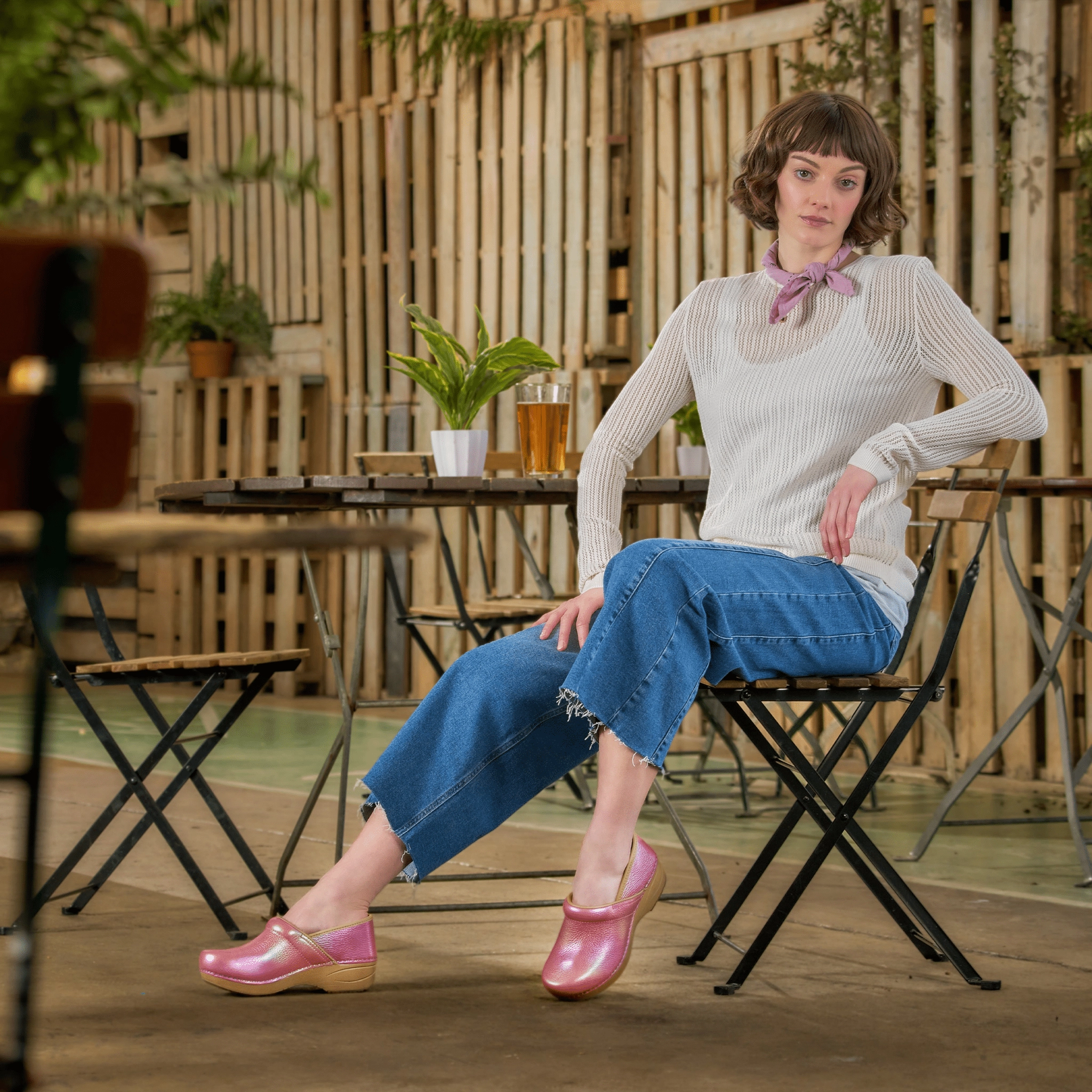 Pro XP 2.0 Iridescent | Leather | Pink - Clog - Dansko