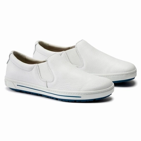 Urban Chill Step Ahead QO400 Slip On | Leather | White