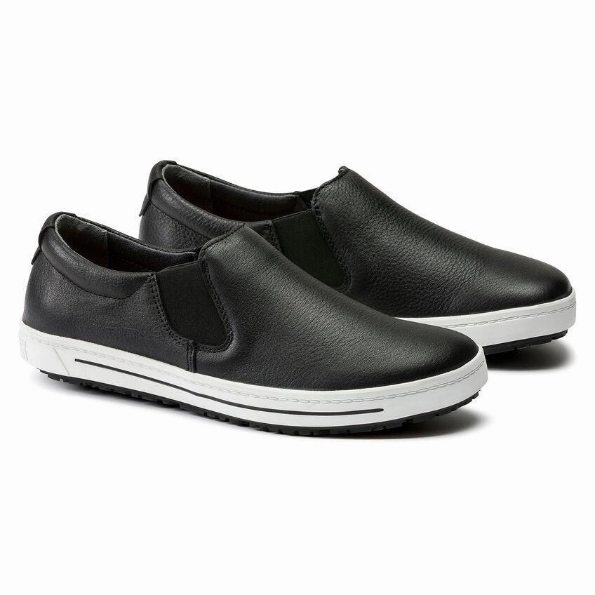QO 400 Slip On | Leather | Black Tech Glow