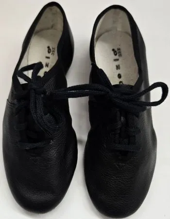 Year long Block Walk Jarvis Jr. -- Children's Full Sole Jazz Oxford, Suede Sole -- Black