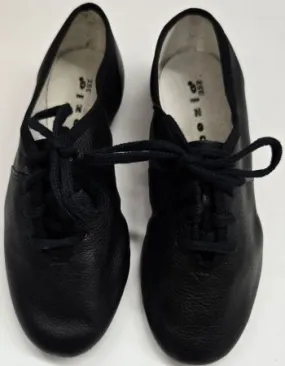 Dry Base Jarvis Jr. -- Children's Full Sole Jazz Oxford, Suede Sole -- Black