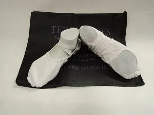 Stage Pop Quinn -- Stretch Canvas Split Sole Ballet -- White