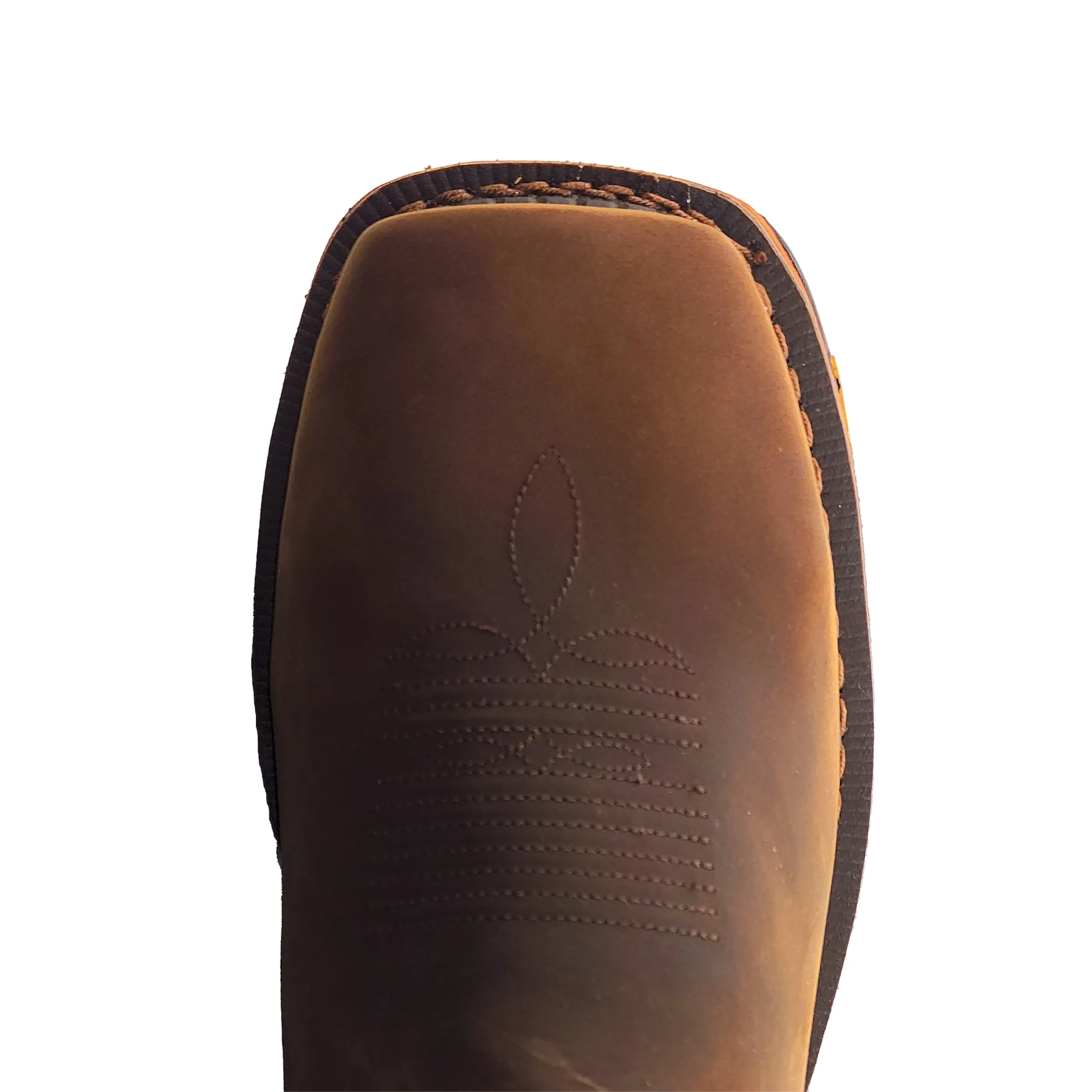 Brave Path Adjustable Straps R. Watson Men's Peanut Cowhide & Black Vibram Sole Waterproof Work Boots RW1204W