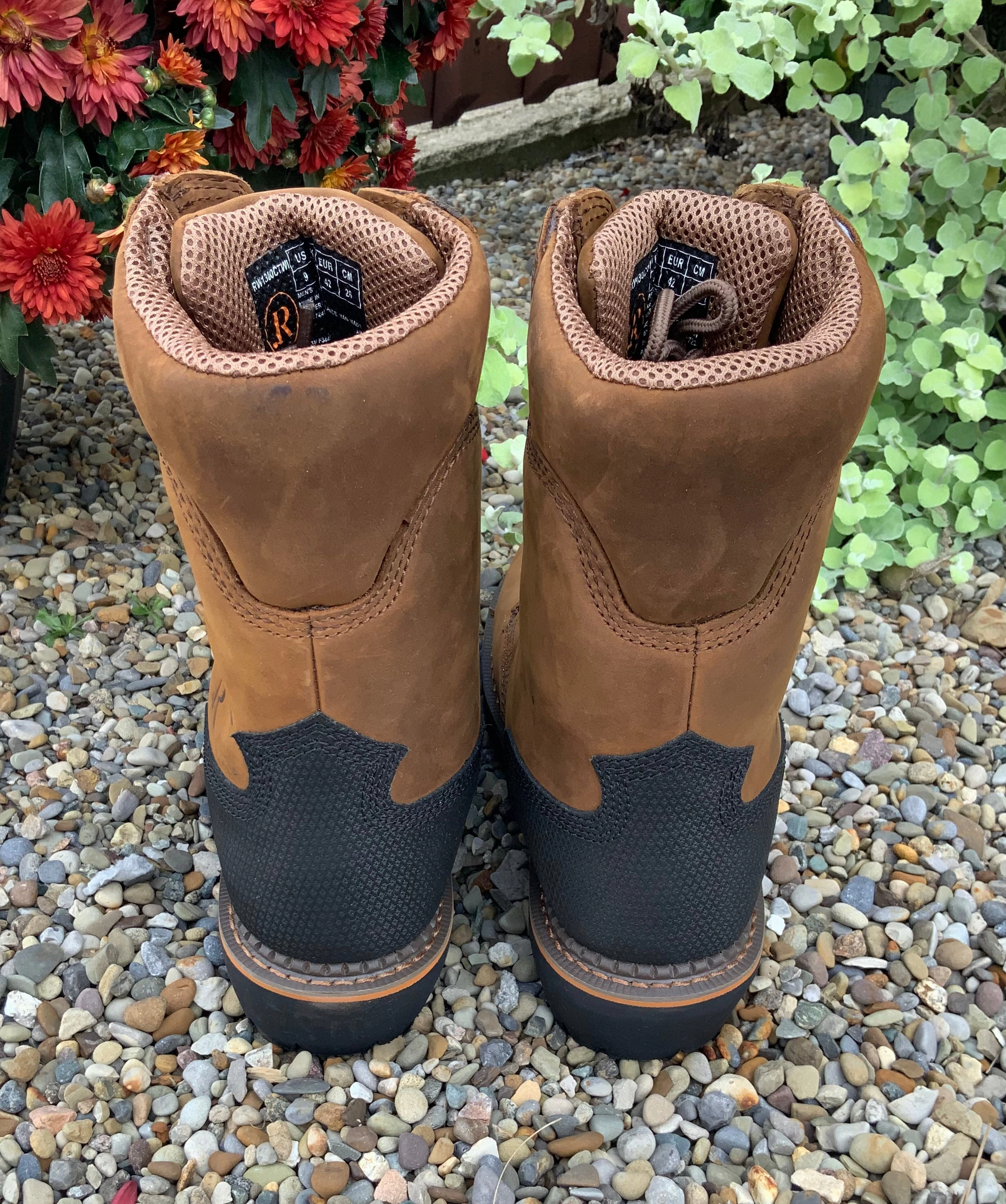 R. Watson Men's Peanut Cowhide Waterproof Composite Toe Insulated Logger Work Boots RW1300-CT-WI Family Reunion