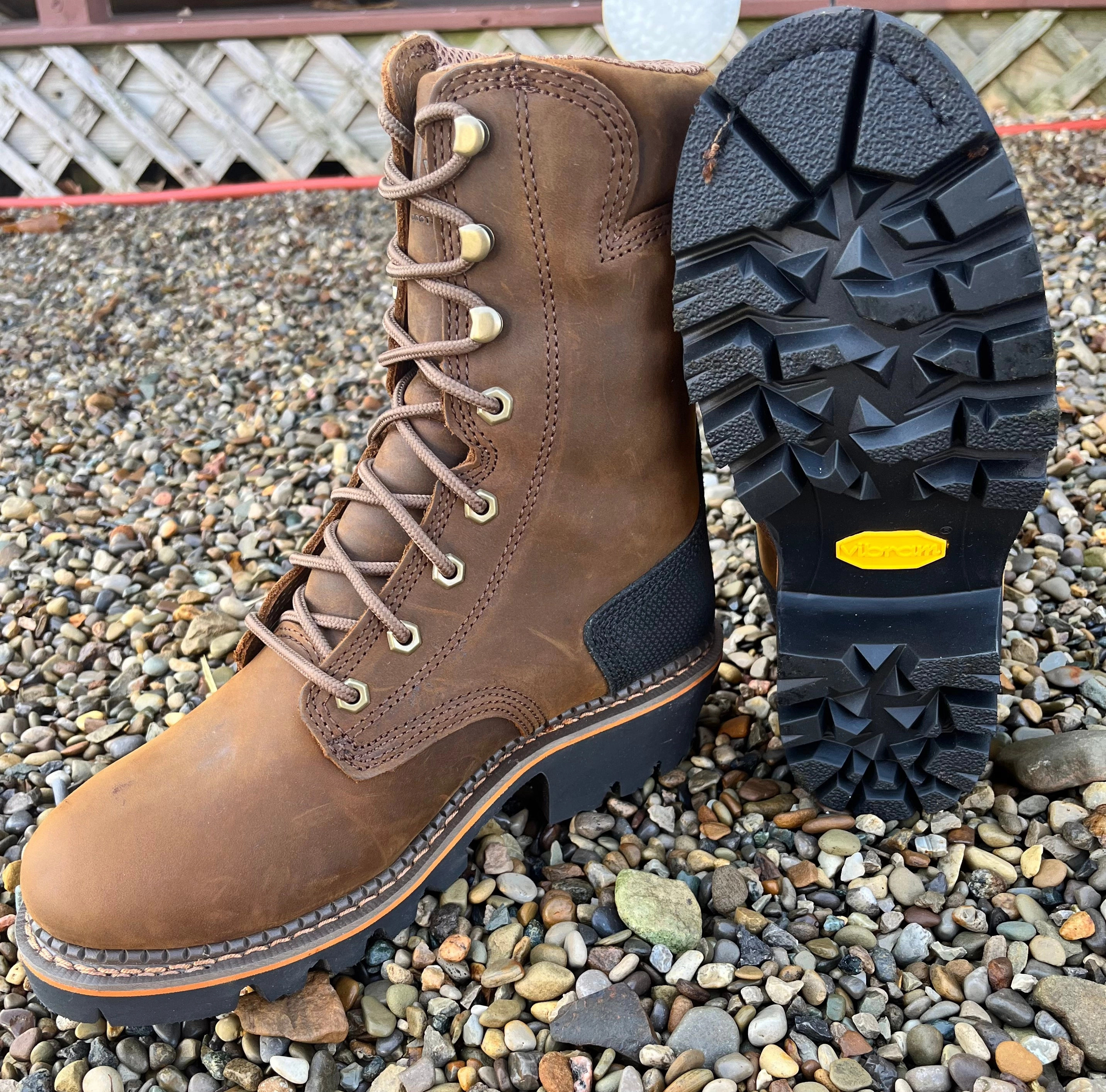 Tough Sole Supportive Fit R. Watson Mens 600G Insulated Waterproof 9 Lace Up Logger Work Boot RW1300W